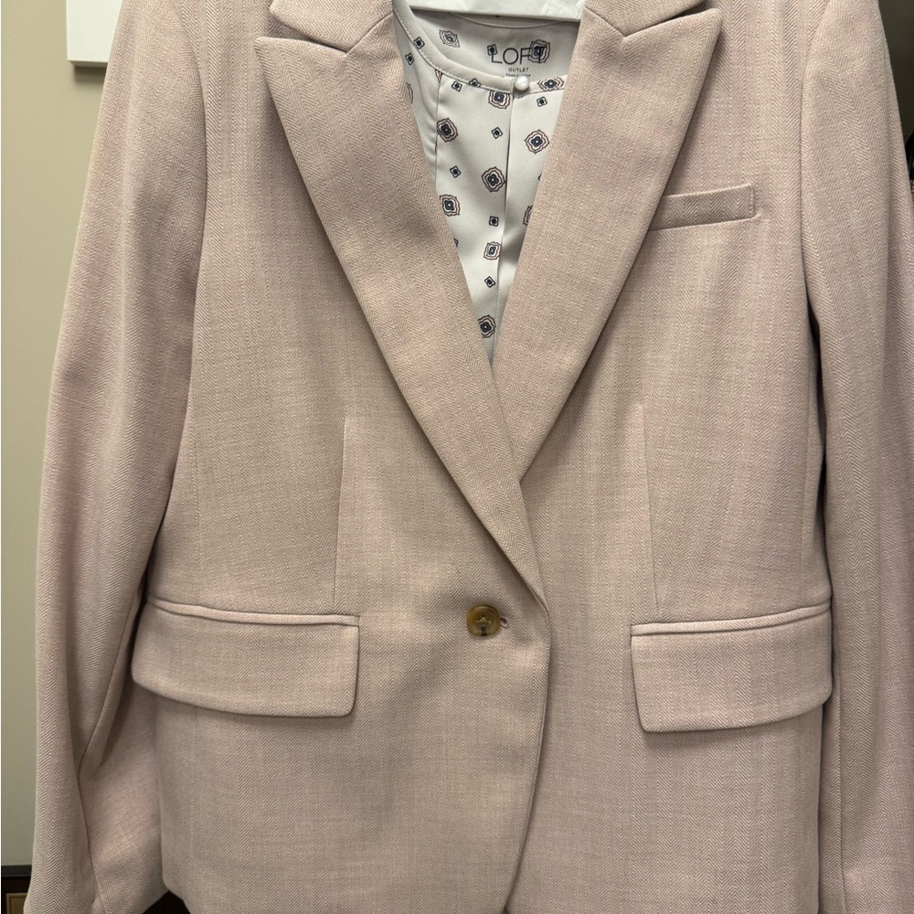 Banana Republic Women's Pale Pink Blazer